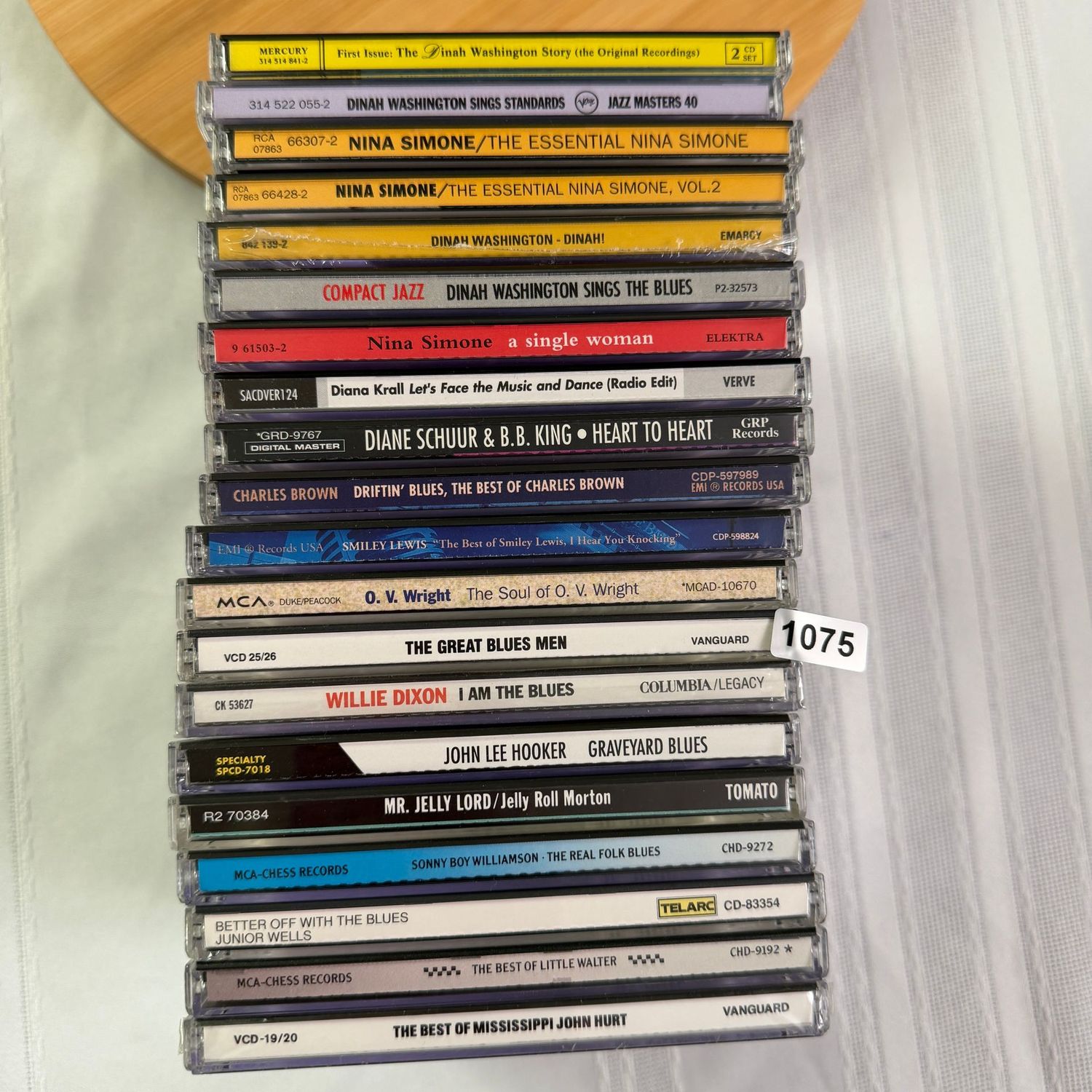 Group of CDs, Dina Washington, Willie Dixon, blues, jazz, S1075 Group of CDs, Dina Washington, Willie Dixon, blues, jazz, S1075