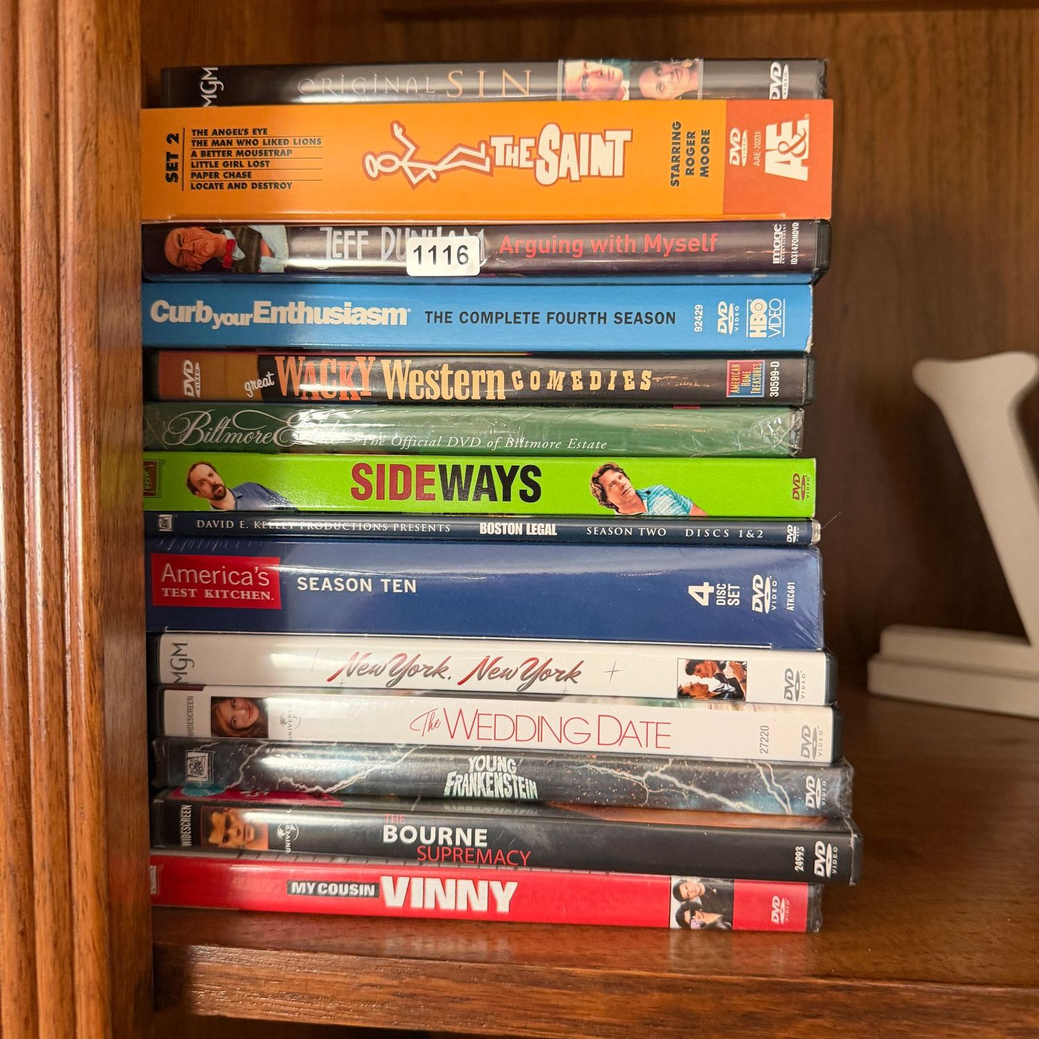 Group of DVDs, The Saint, Sideways, Vinny, S1116 Group of DVDs, The Saint, Sideways, Vinny, S1116