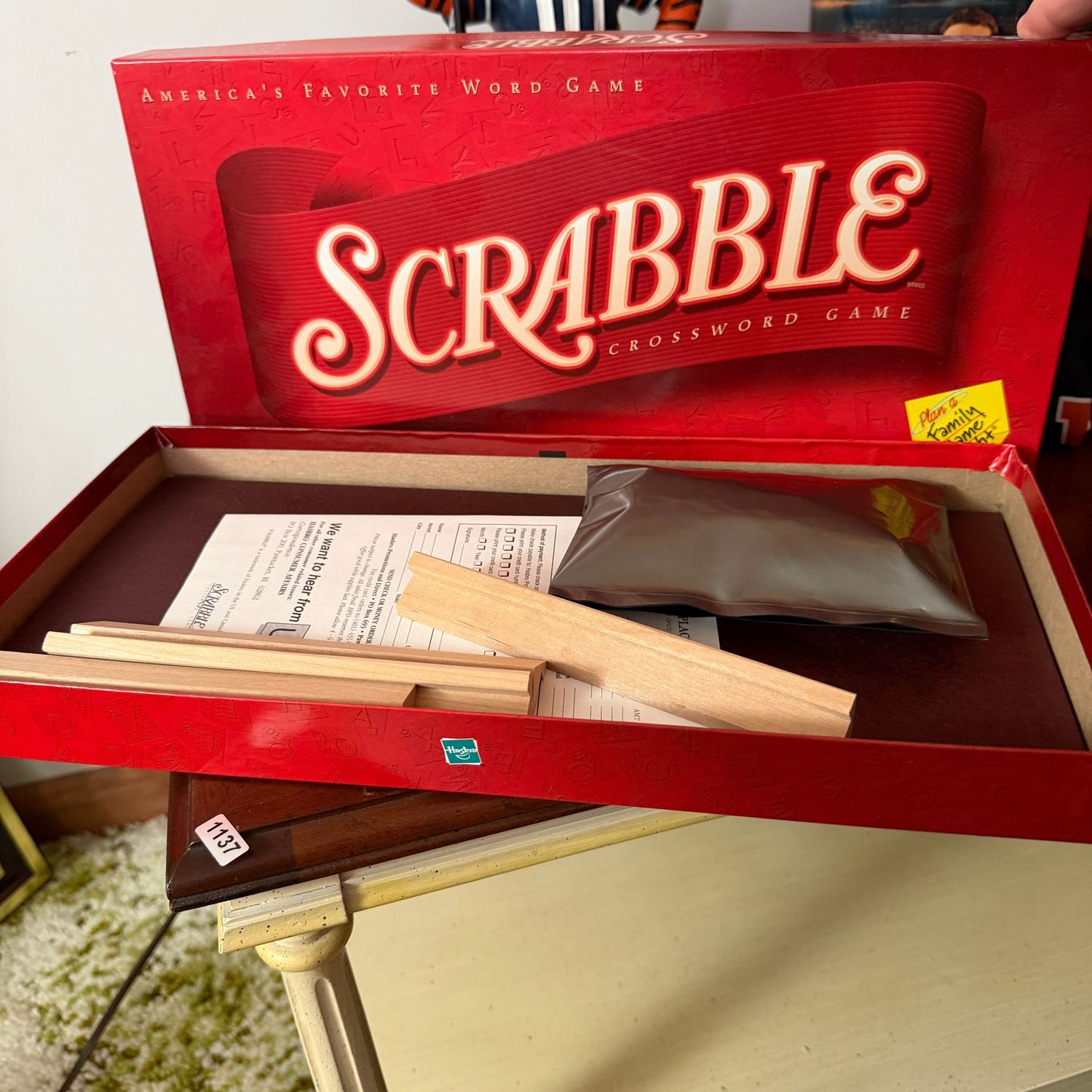 Scrabble game, appears in good condition, S1139 Scrabble game, appears in good condition, S1139