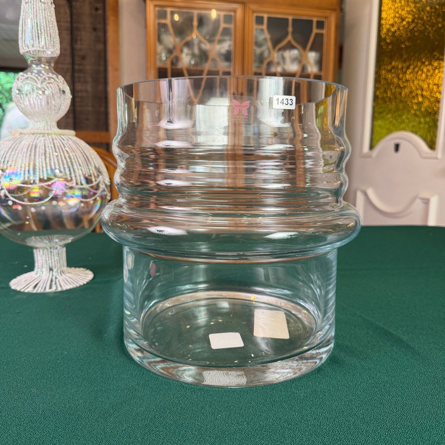 Waterford Marquis Rumba Oversized Cooler, like new, 10 Waterford Marquis Rumba Oversized Cooler, like new, 10"H, S1433