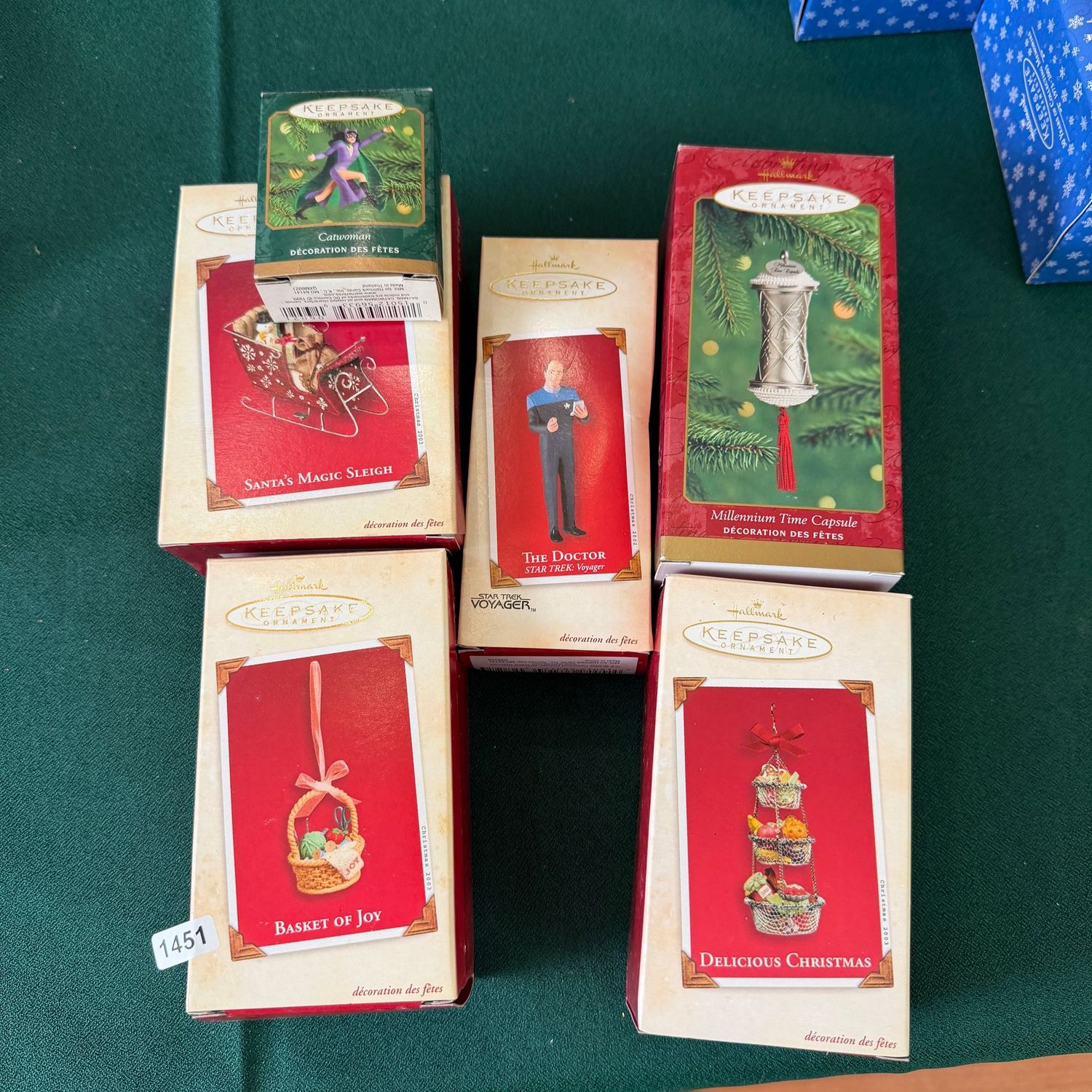 Group of Hallmark Keepsake ornaments in boxes, S1451 Group of Hallmark Keepsake ornaments in boxes, S1451