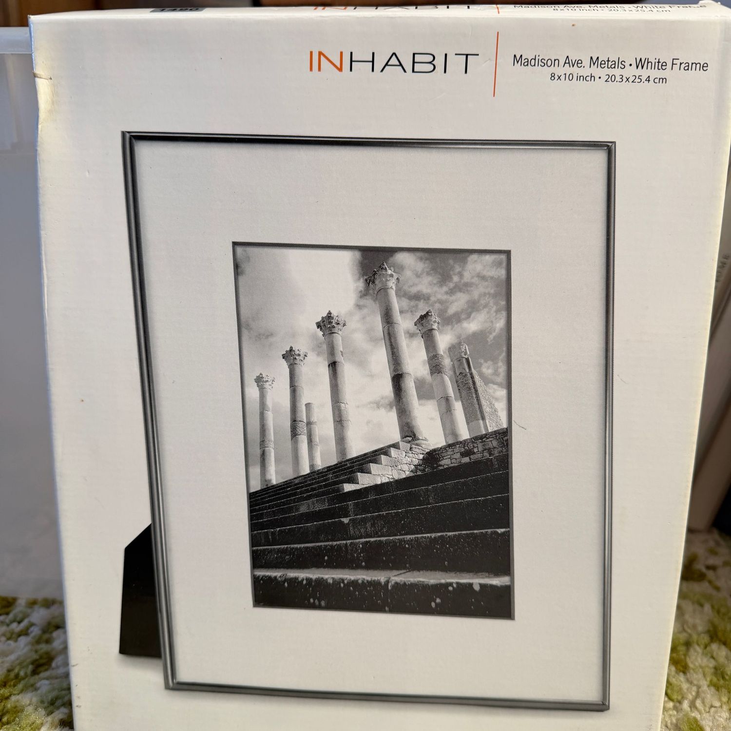 Inhabit Madison Metals white frame, holds 8x10, S1490 Inhabit Madison Metals white frame, holds 8x10, S1490