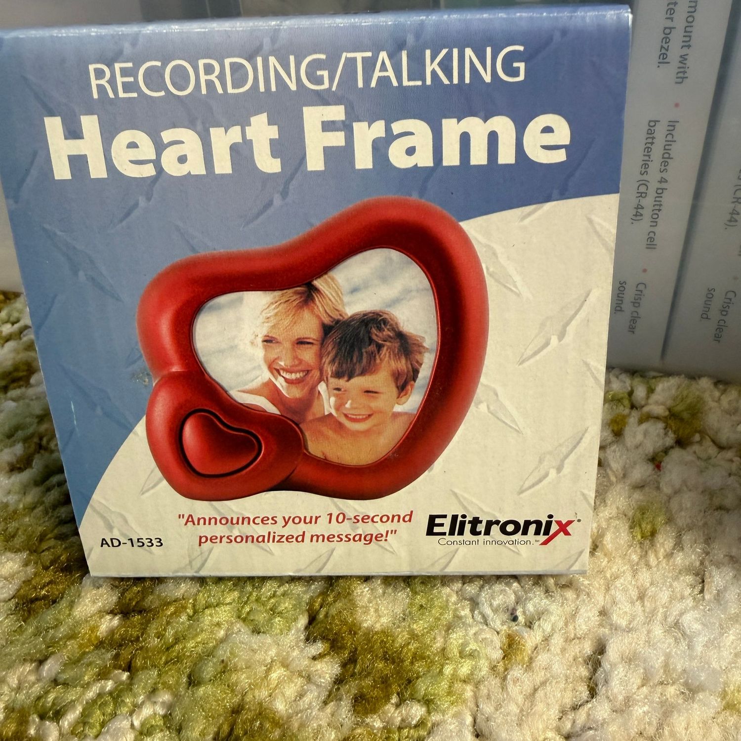 Recording/Talking Heart Frame, holds 2.35 Recording/Talking Heart Frame, holds 2.35" photo S1486