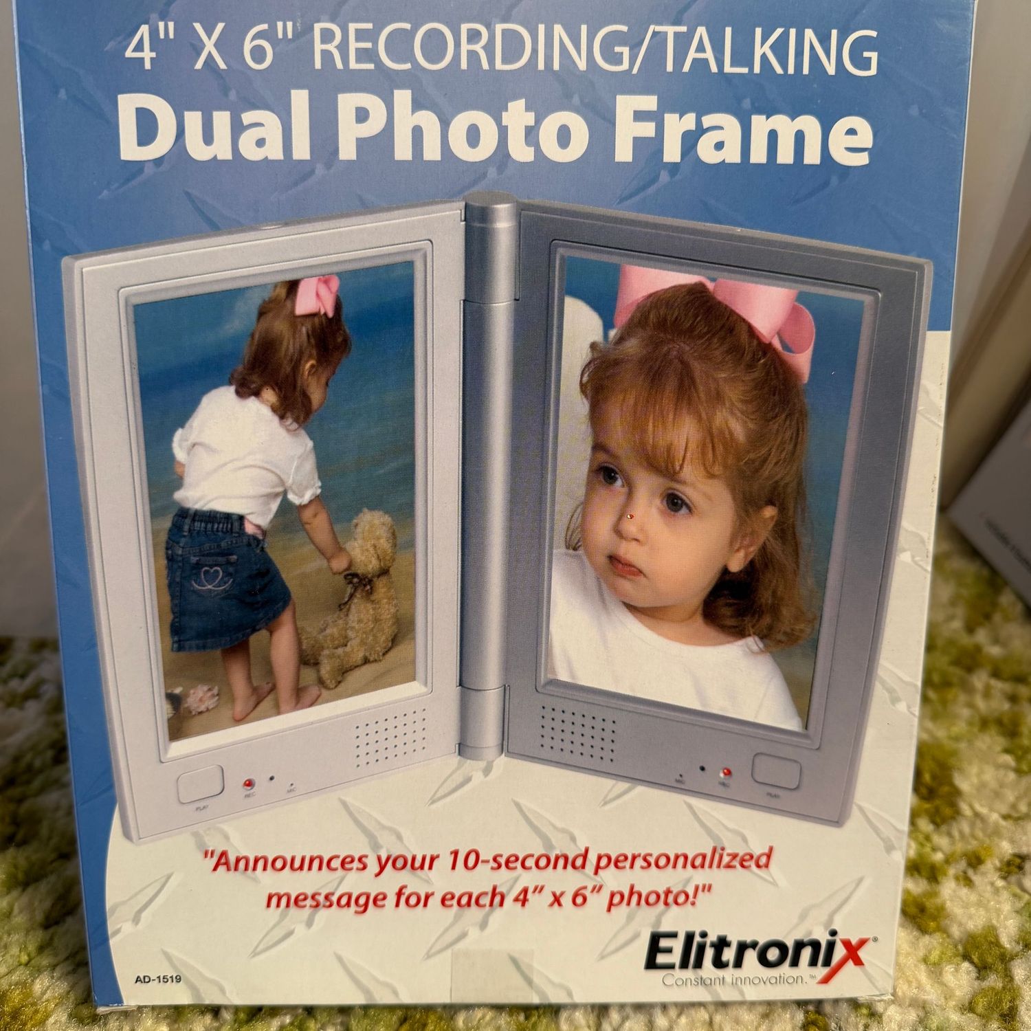 Elitronix dual photo recording 4x6 frame, S1492 Elitronix dual photo recording 4x6 frame, S1492