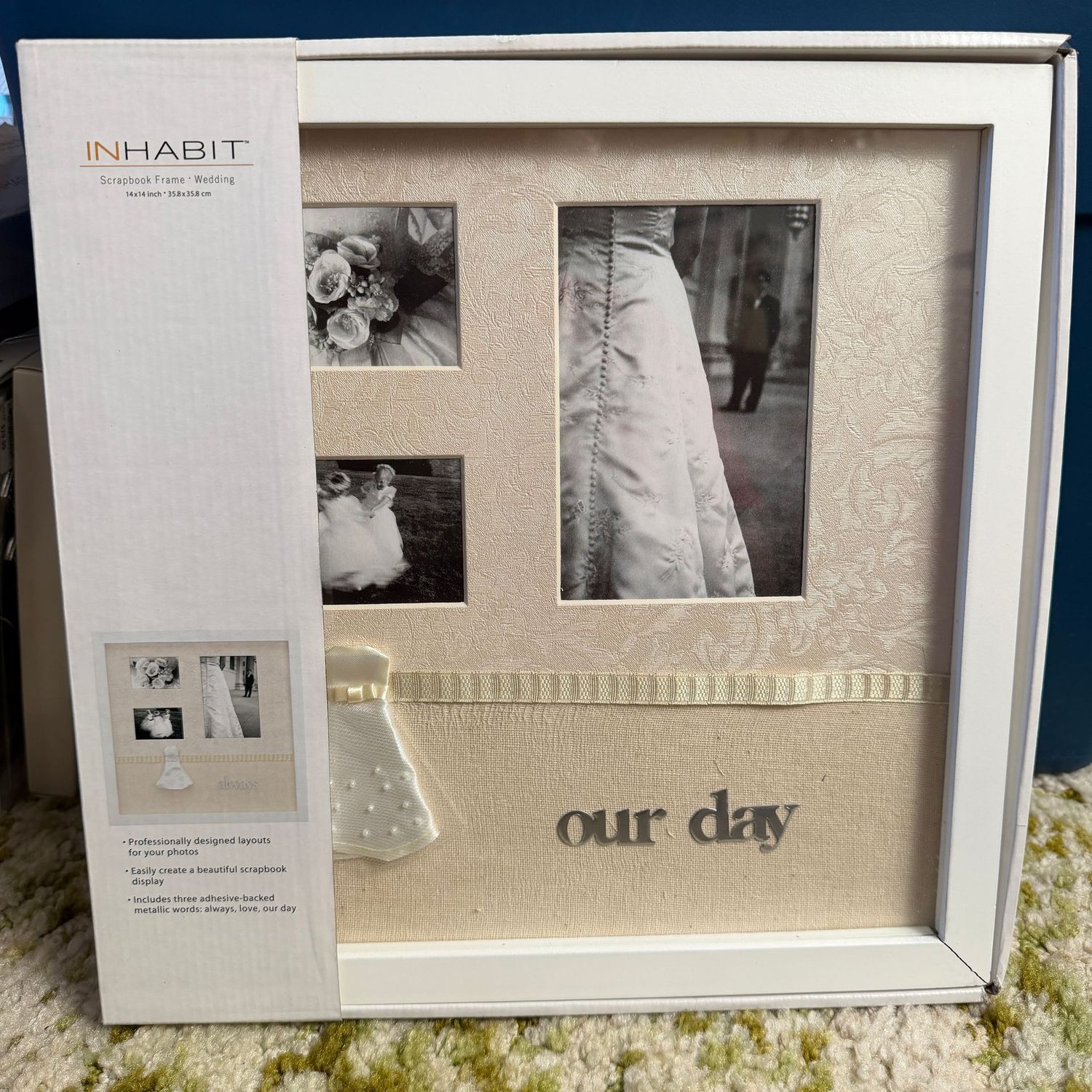 Inhabit 14x14 scrapbook frame, Our Day, S1511 Inhabit 14x14 scrapbook frame, Our Day, S1511