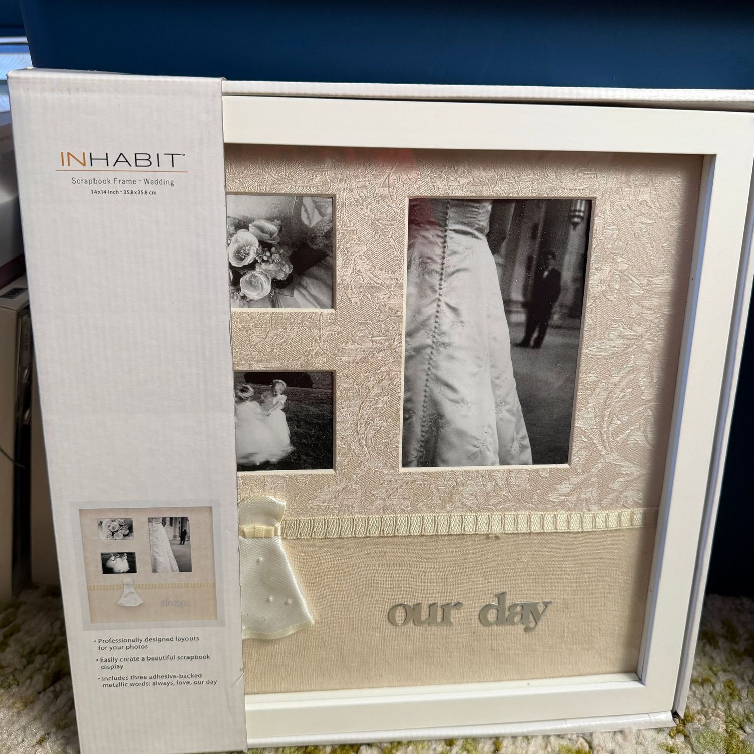 Inhabit 14x14 scrapbook frame, Our Day, S1512 Inhabit 14x14 scrapbook frame, Our Day, S1512
