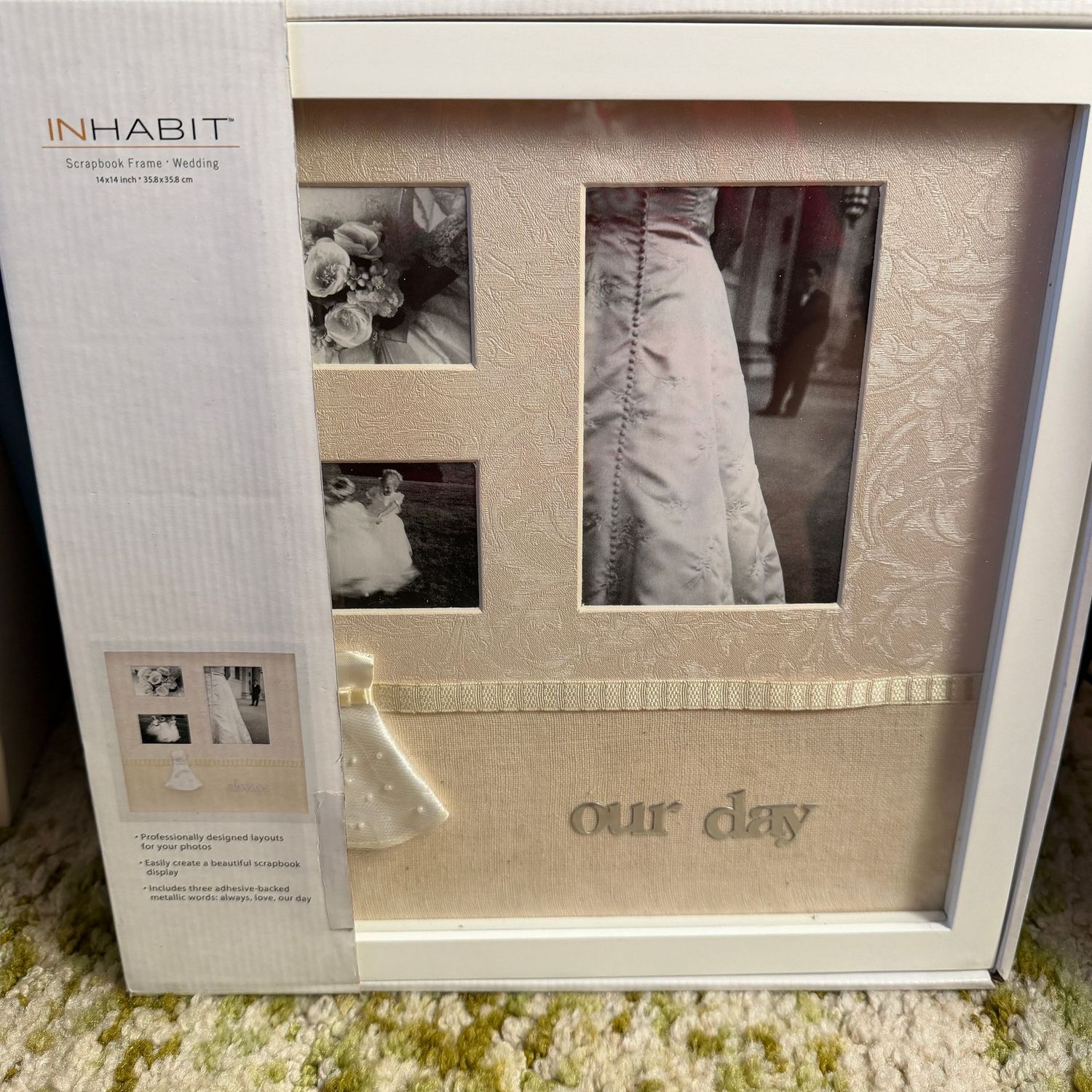 Inhabit 14x14 scrapbook frame, Our Day, S1513 Inhabit 14x14 scrapbook frame, Our Day, S1513