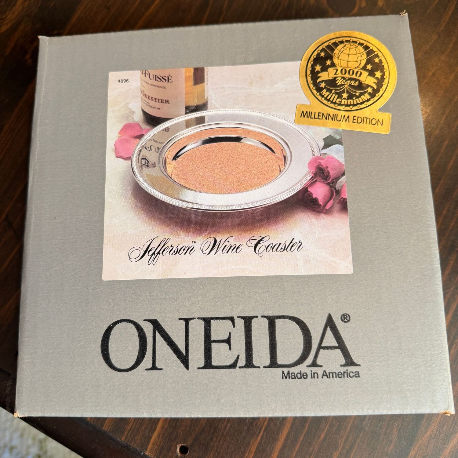 Oneida Silversmiths Jefferson Wine Coaster, S1522 Oneida Silversmiths Jefferson Wine Coaster, S1522