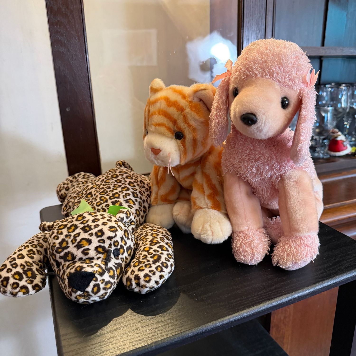 Trio of TY animals, mild wear, 10 Trio of TY animals, mild wear, 10"