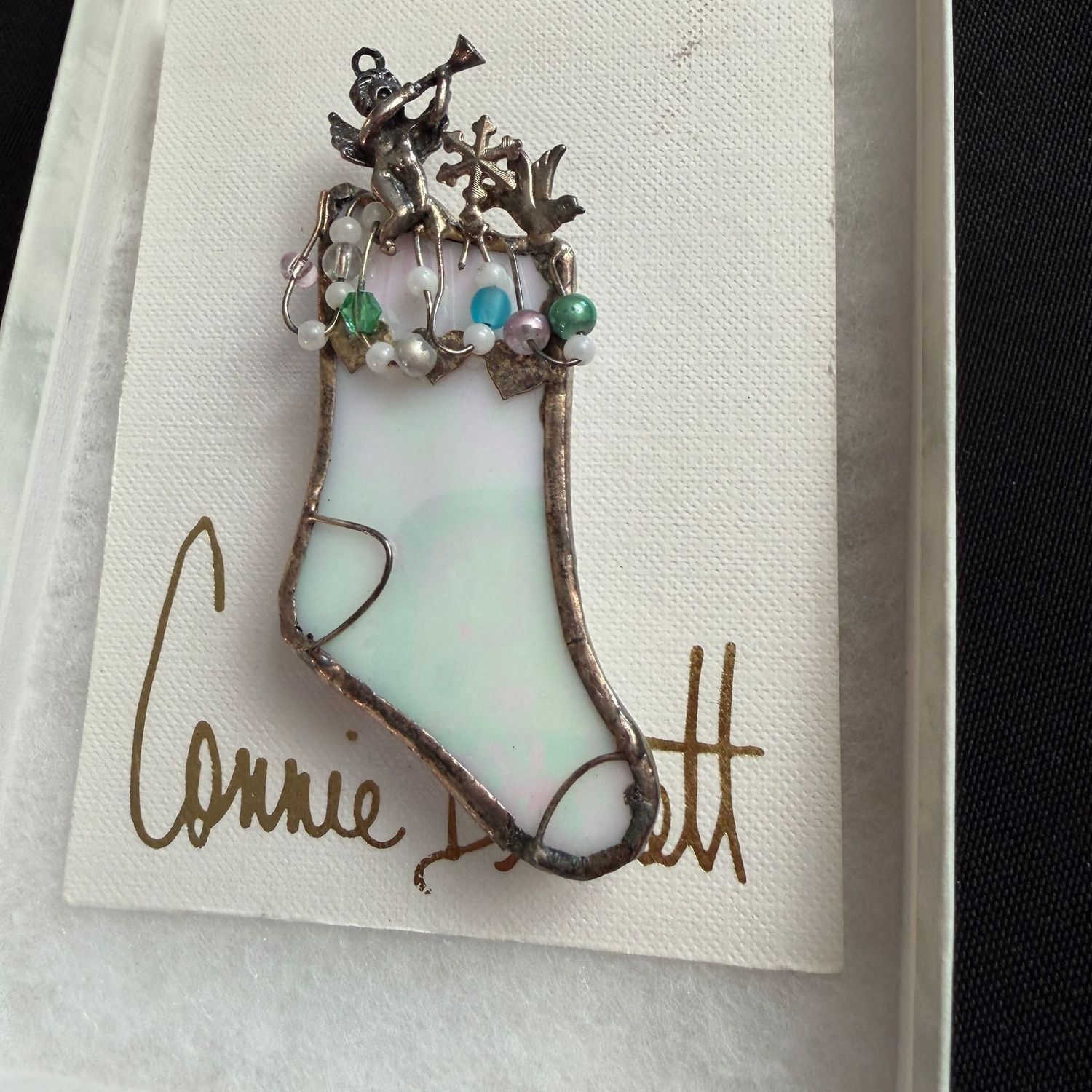 Jewelry Lot R00312 Connie Bennett 2 Jewelry Lot R00312 Connie Bennett 2" stocking brooch