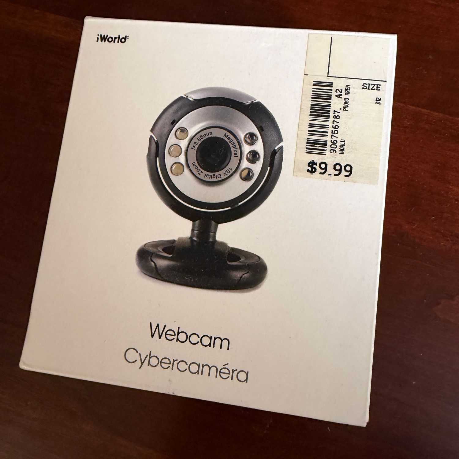 Webcam in box, B0129 Webcam in box, B0129