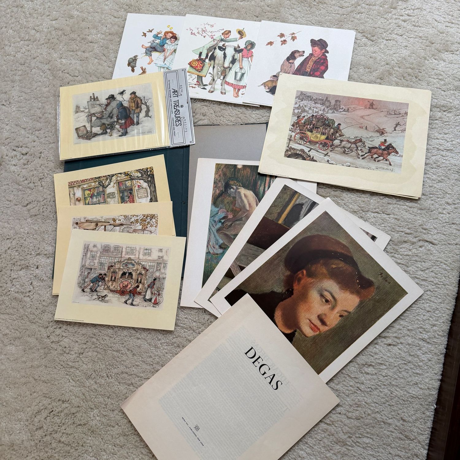 Vintage prints, including 9x12 Vintage prints, including 9x12" Degas