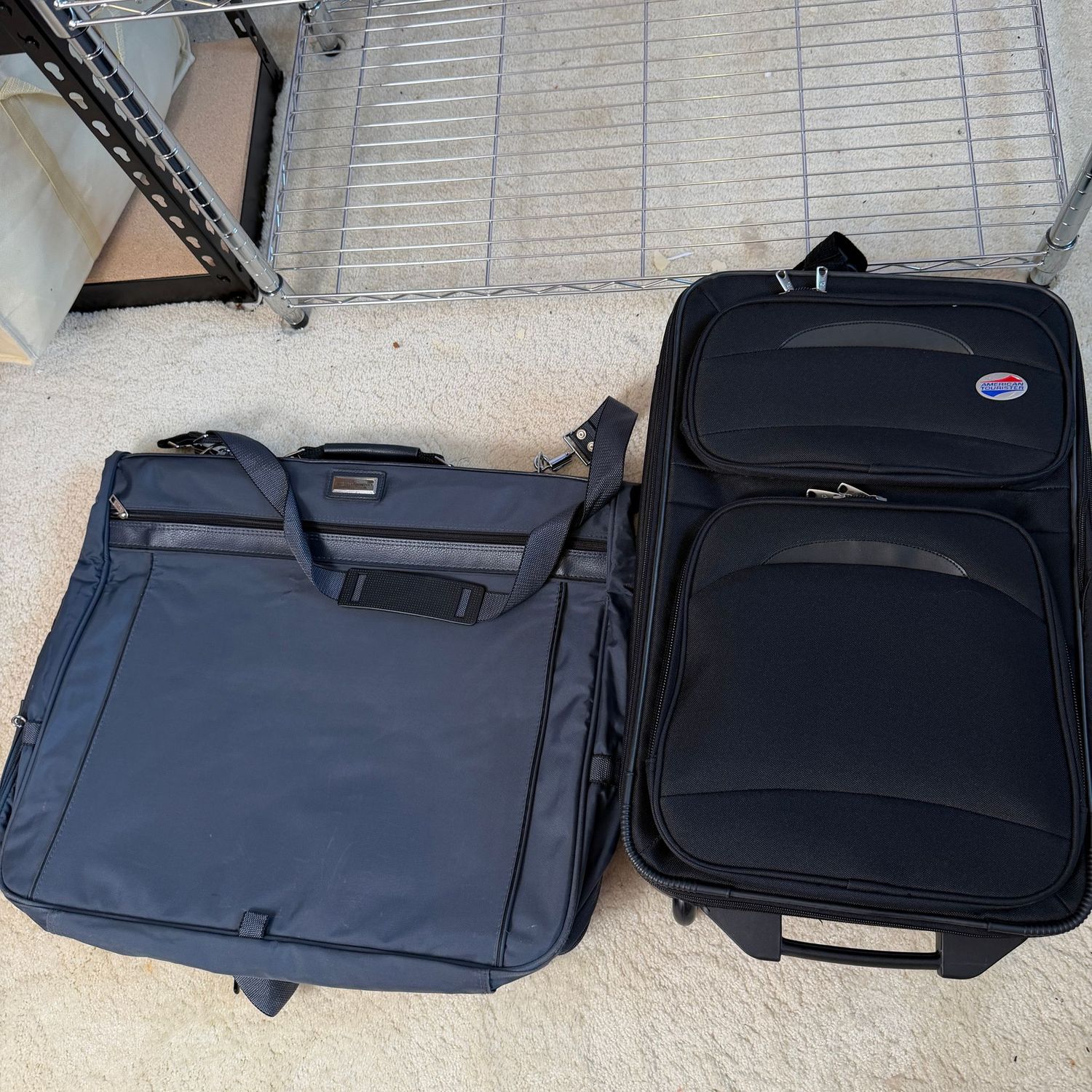 American Tourister business travel suitcases, carry-on is 13 American Tourister business travel suitcases, carry-on is 13" x 23"
