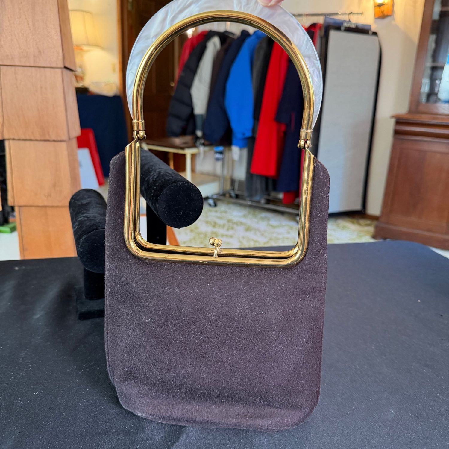 Vintage Ingber evening bag purse, 13 Vintage Ingber evening bag purse, 13"H, B0209