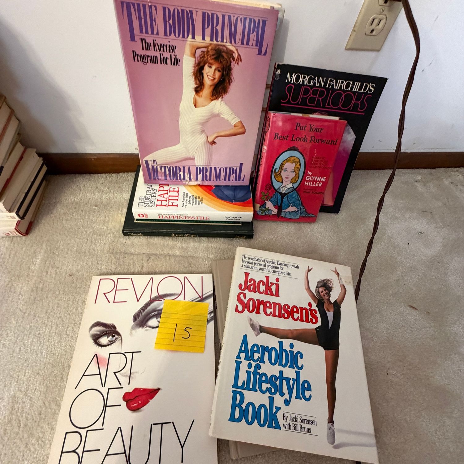 Book lot 15, vintage exercise and beauty books Book lot 15, vintage exercise and beauty books