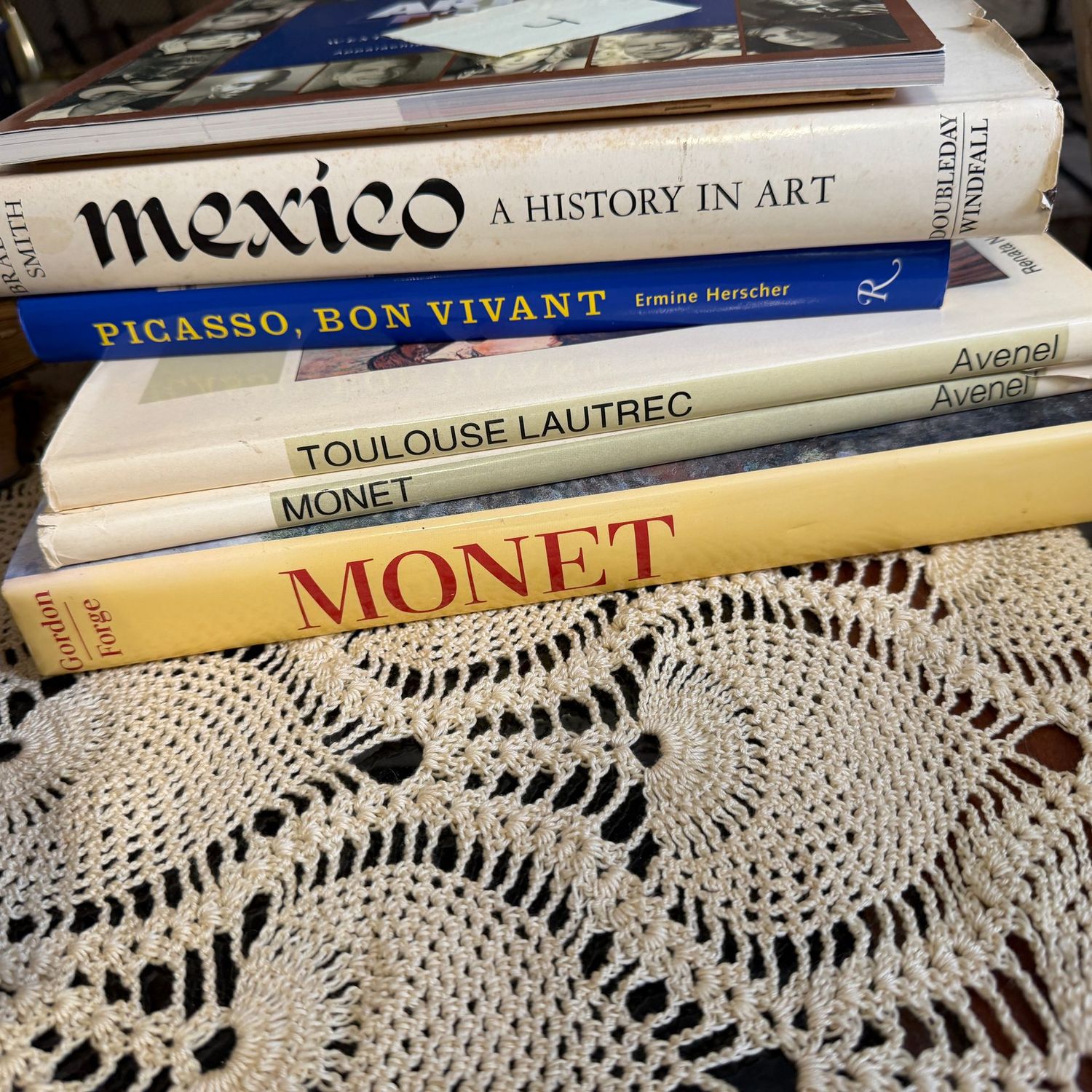 Book lot 4, large books, mostly art, Monet, Mexico a History in Art Book lot 4, large books, mostly art, Monet, Mexico a History in Art