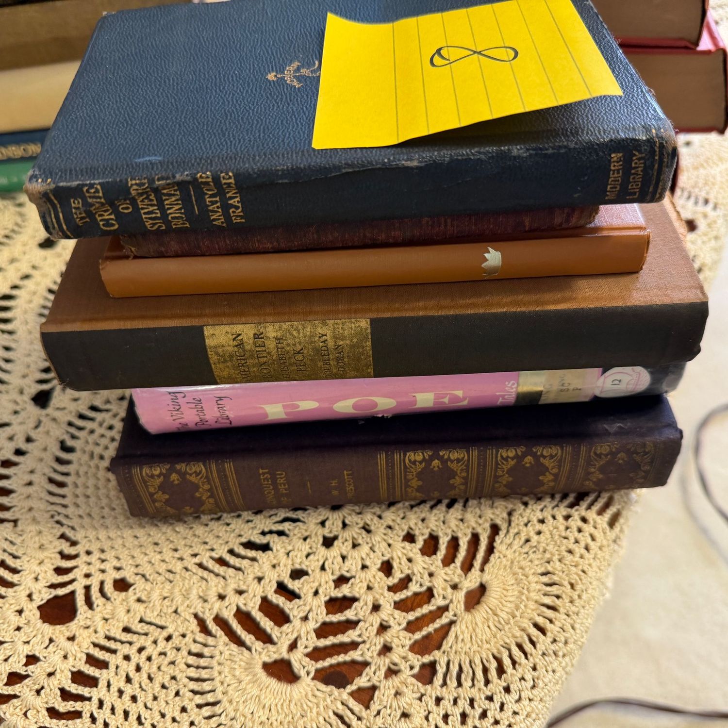 Book lot 8, Crime of Sylvestre Bonnard, American Frontier Book lot 8, Crime of Sylvestre Bonnard, American Frontier