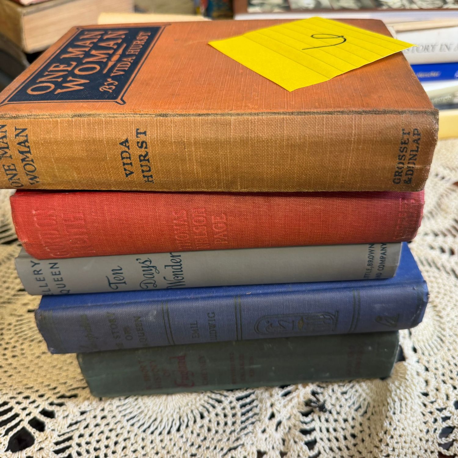 Book lot 6, One Man Woman, A Short History of England