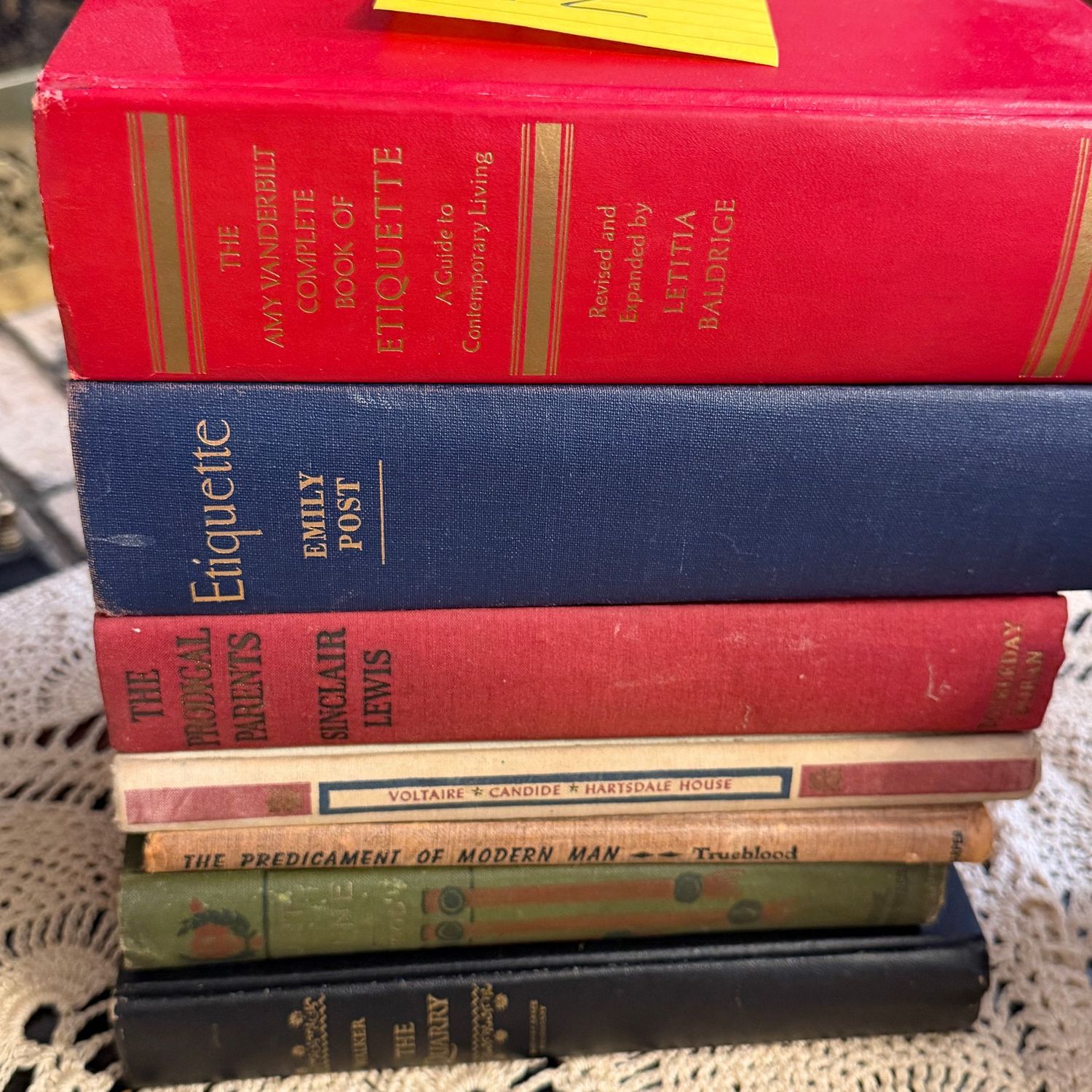 Book lot 12, Emily Post Etiquette, Predicament of Modern Man Book lot 12, Emily Post Etiquette, Predicament of Modern Man