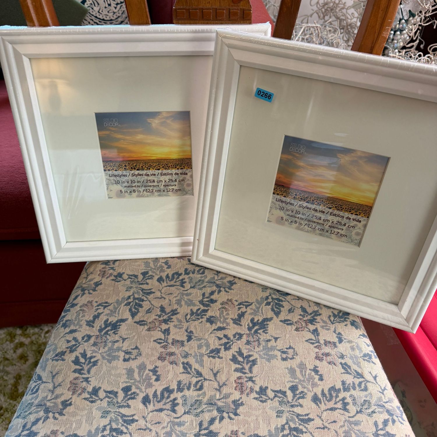 White photo frames, will fit 5x5 picture, B0266 White photo frames, will fit 5x5 picture, B0266