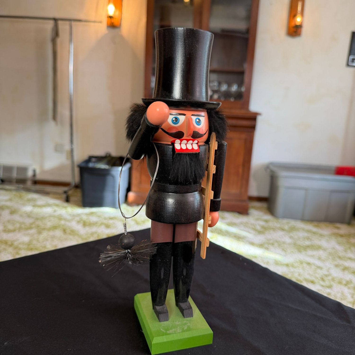 Hand-crafted German chimney sweep nutcracker, 11 Hand-crafted German chimney sweep nutcracker, 11"H, B0500