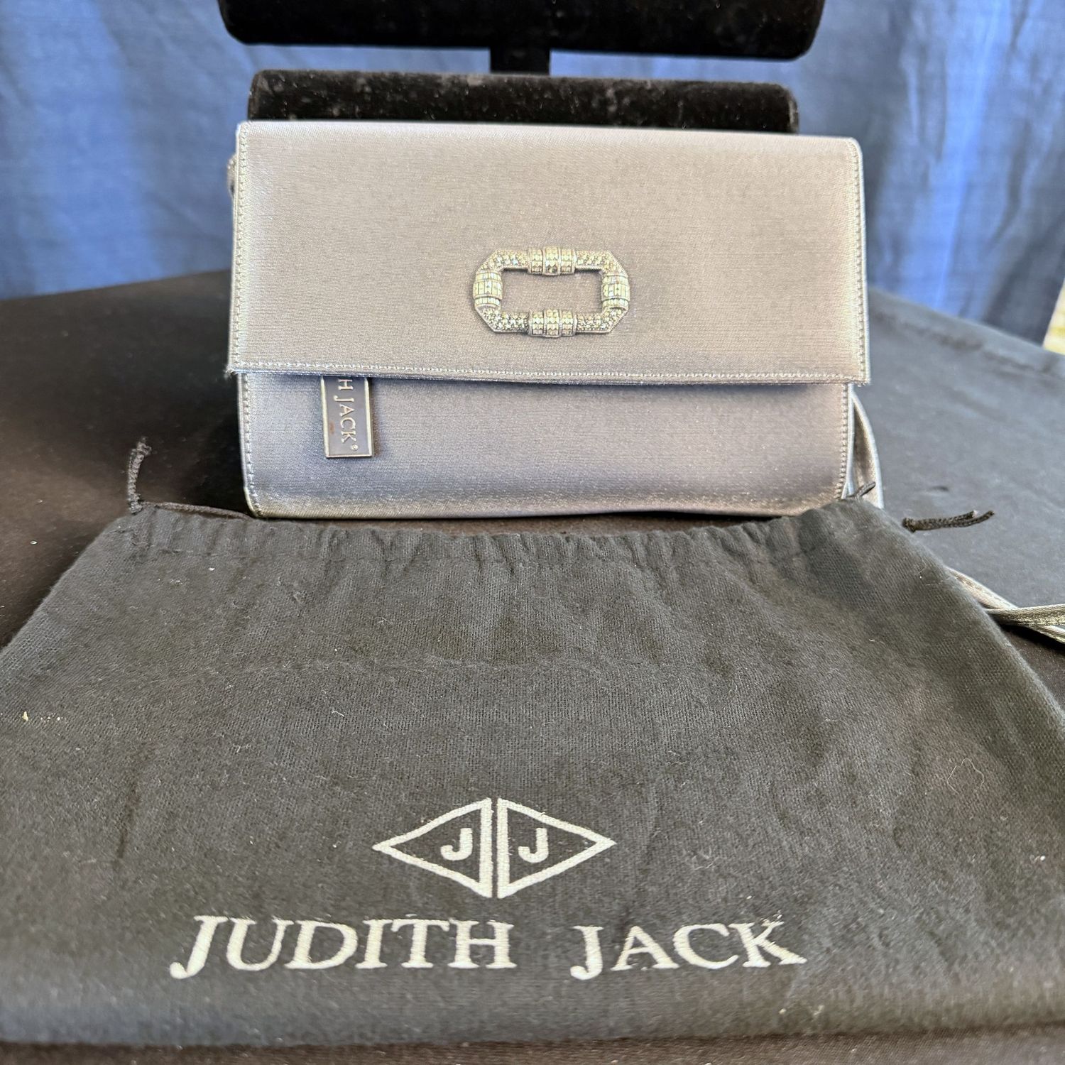 Judith Jack silver evening bag purse B0339 Judith Jack silver evening bag purse B0339
