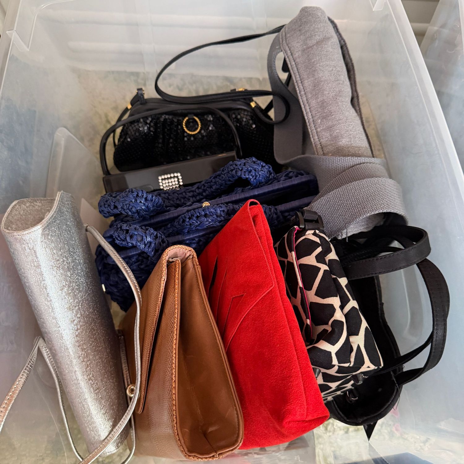 Mystery Box Lot C - variety of larger evening bags, small purses