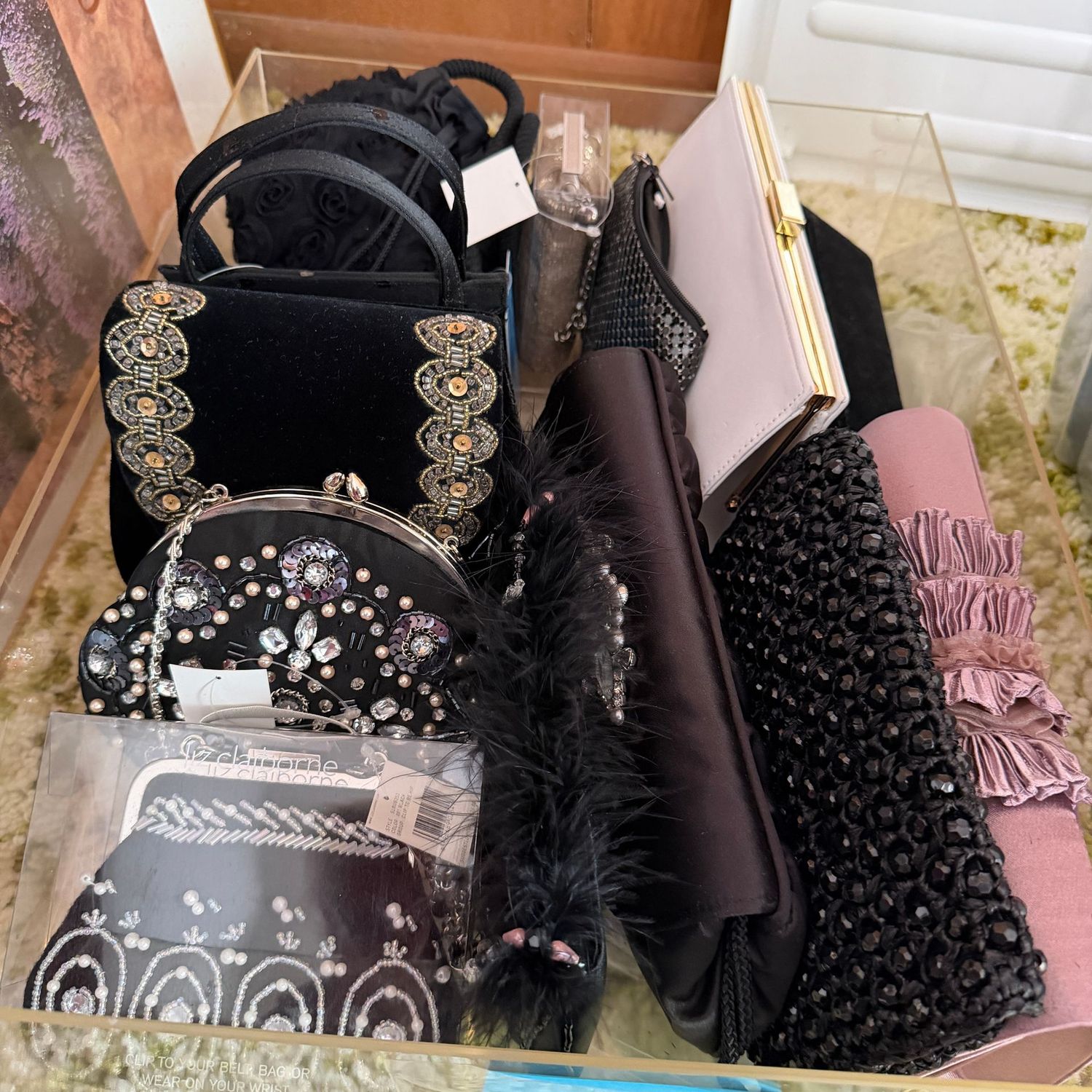 Mystery Box Lot B - variety of evening bags, purses Mystery Box Lot B - variety of evening bags, purses