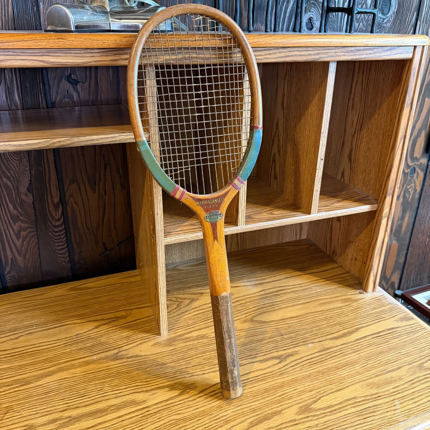 Vintage Narragansett tennis racquet