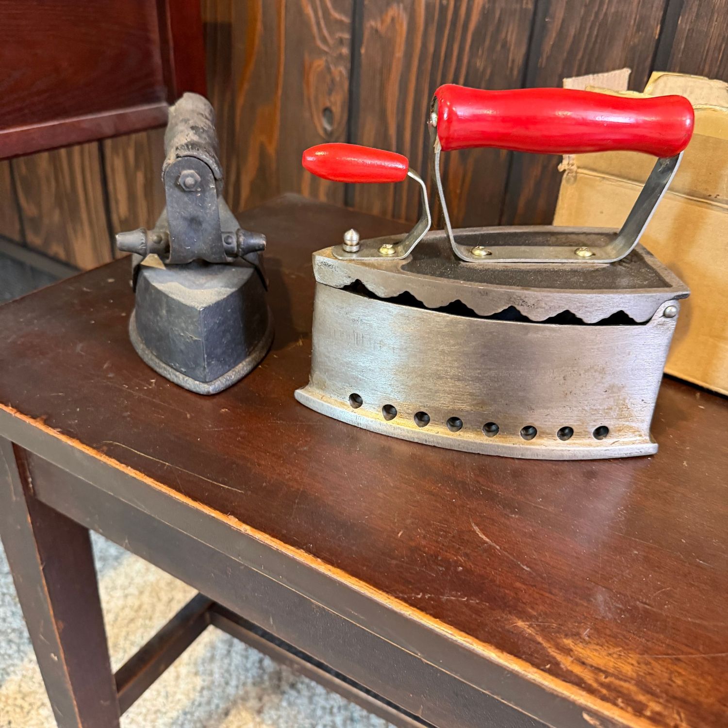 Two sad irons