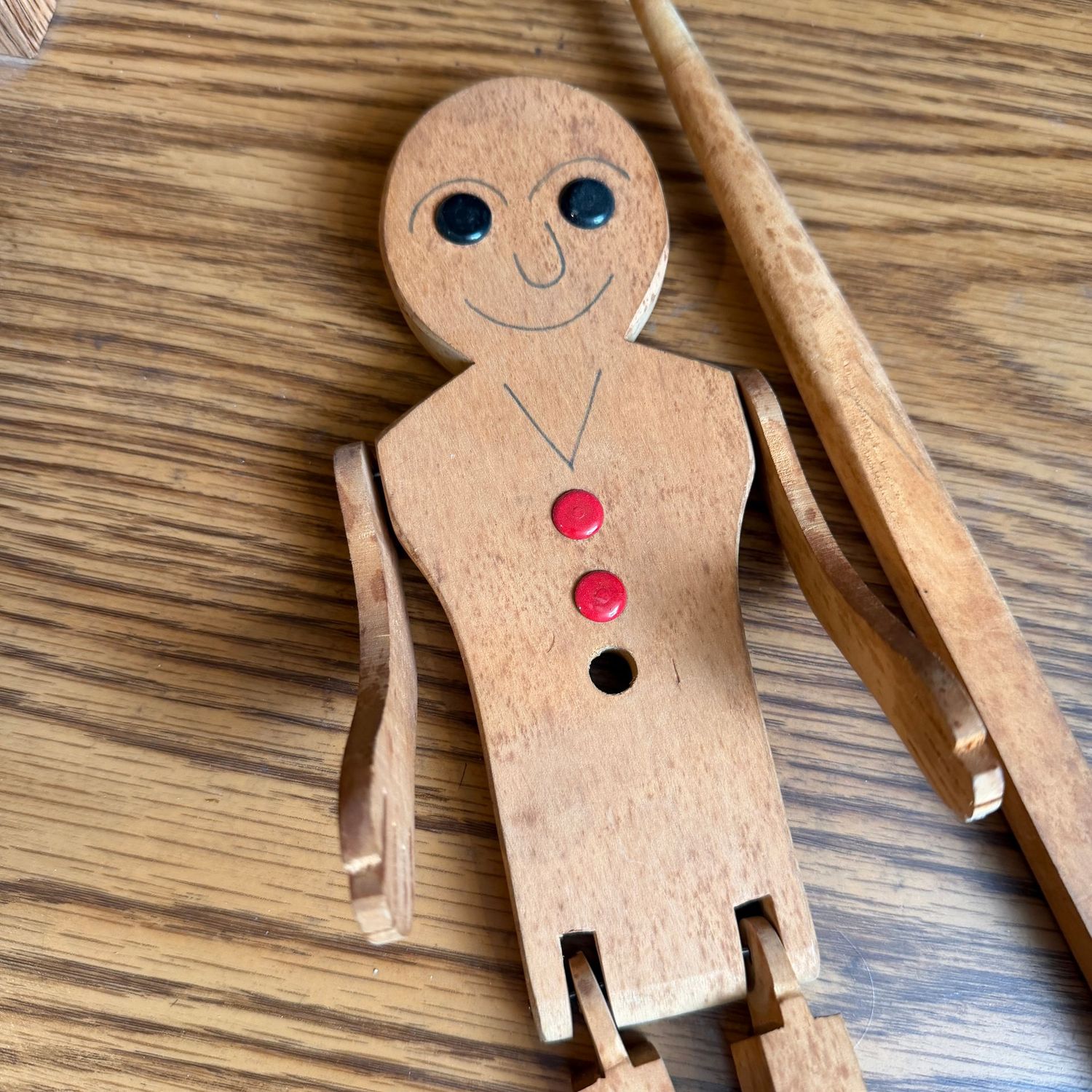 Wooden dancing doll
