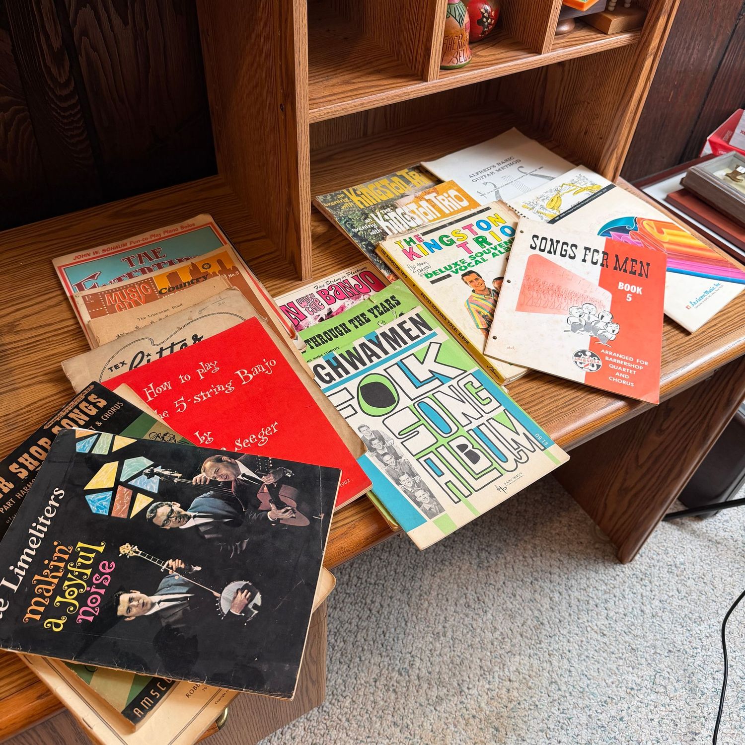 Group of vintage sheet music and booklets