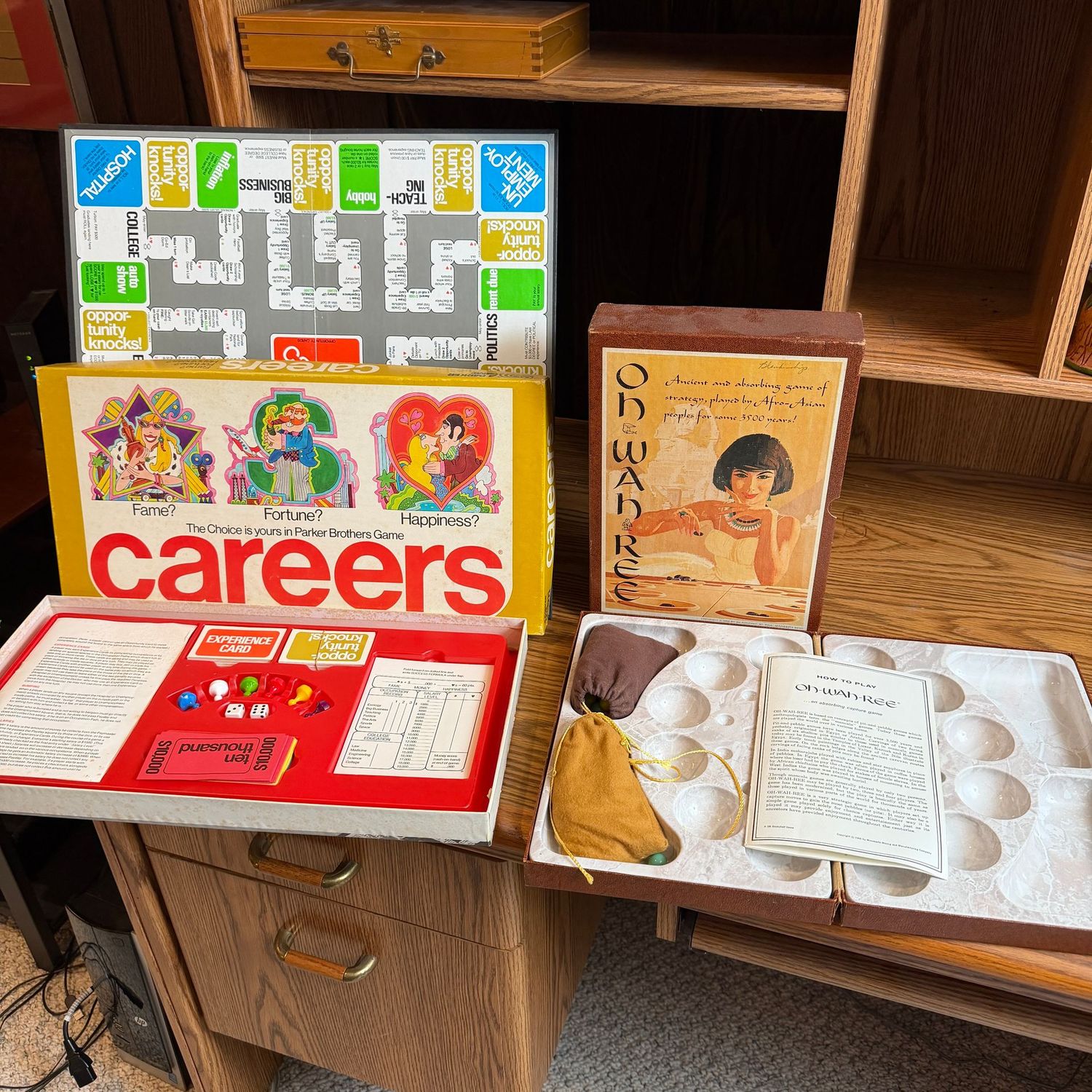 Vintage Careers and OH Wah Ree game