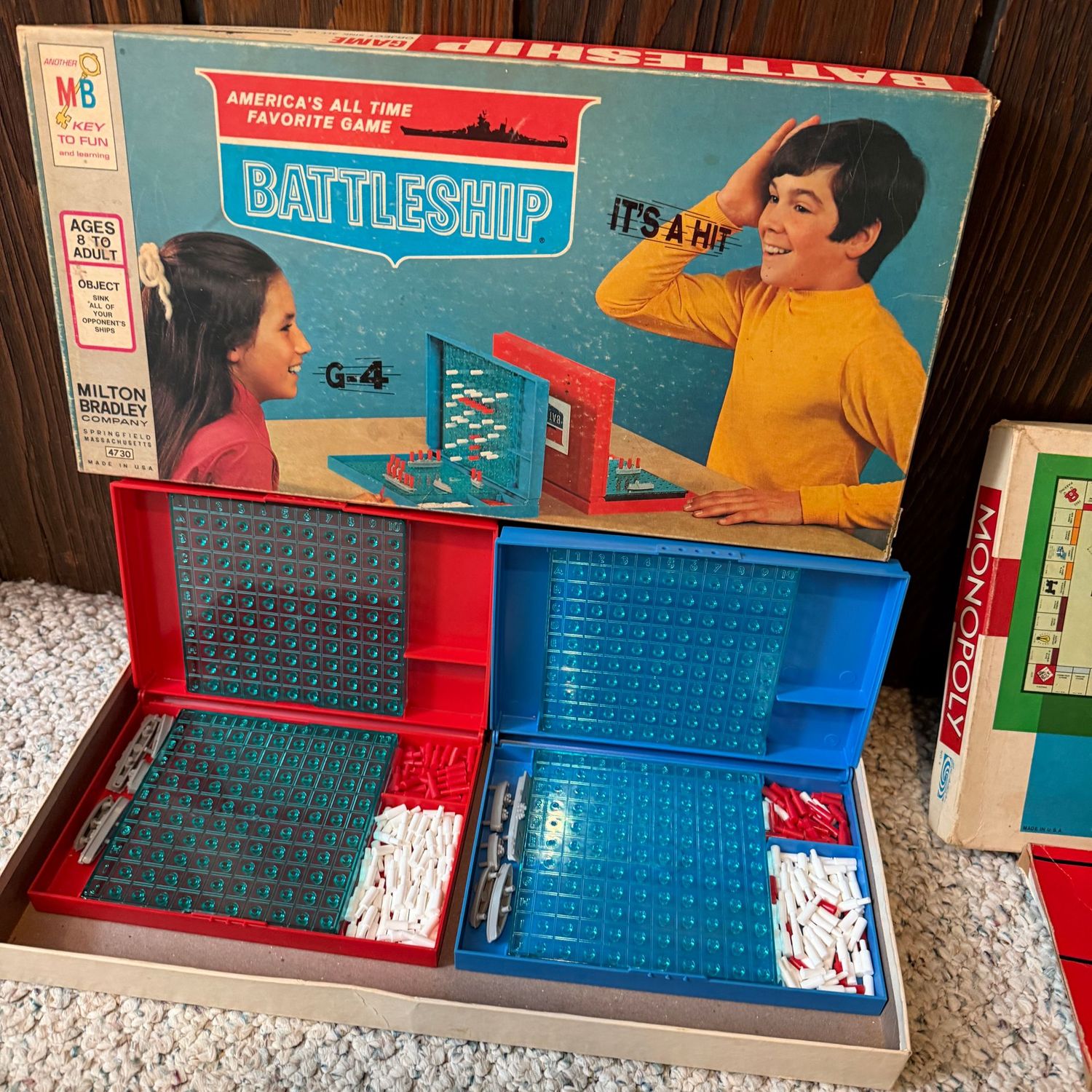 Vintage Battle ship game, 1971 Vintage Battle ship game, 1971