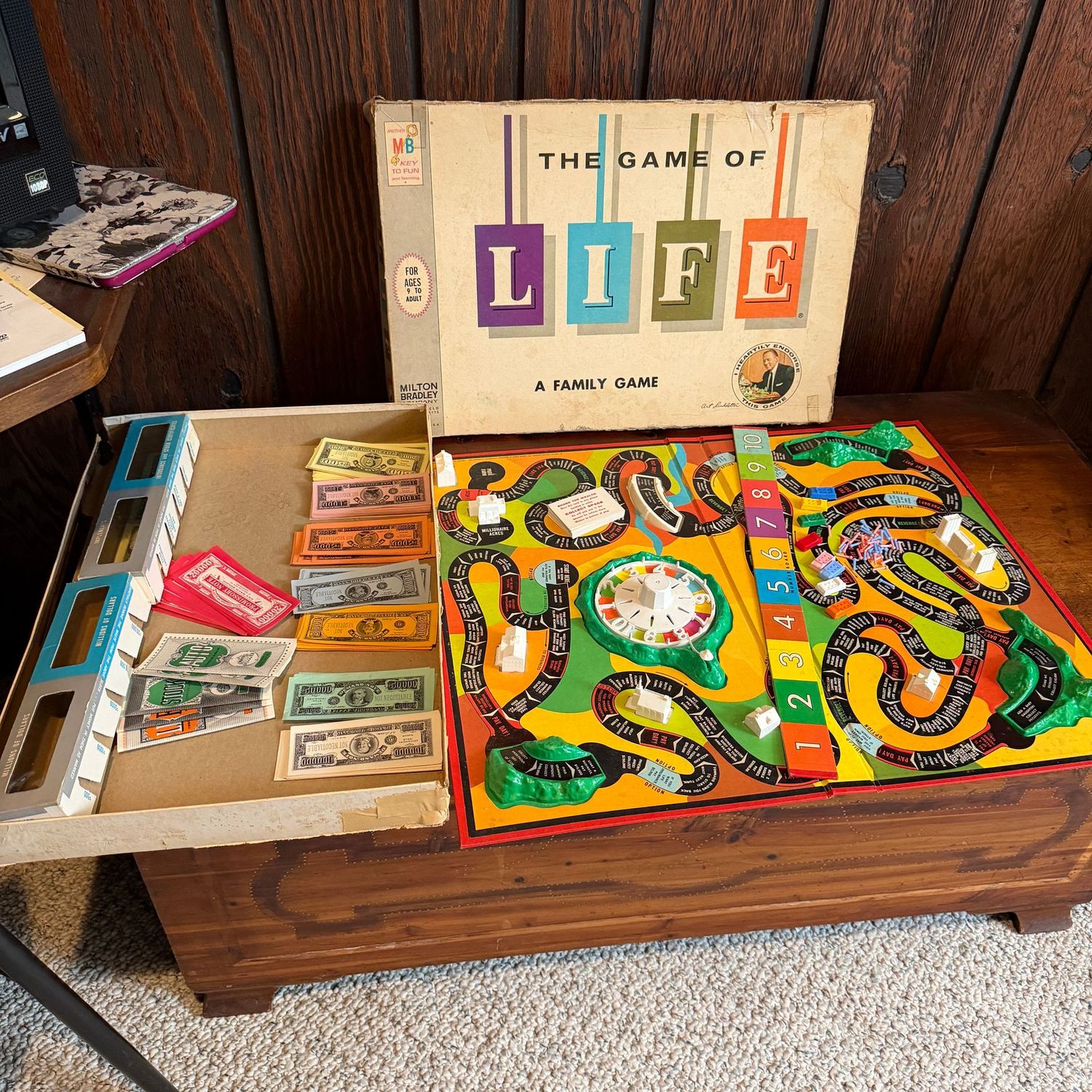 Vintage Life board game, 1960