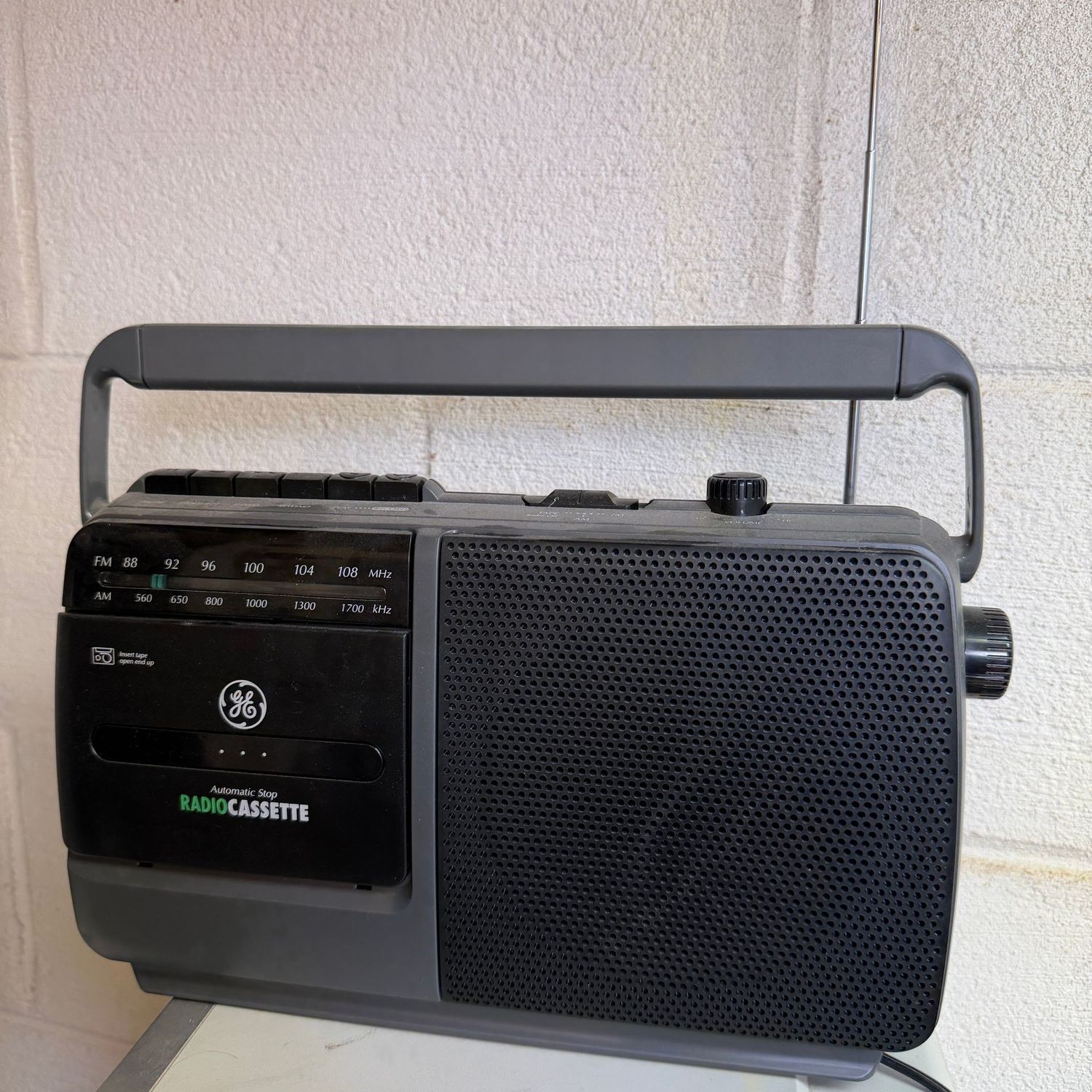 GE garage radio, works well for a radio, tape player not working GE garage radio, works well for a radio, tape player not working