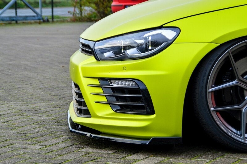 V2 Cup Frontspoilerlippe mit Wing für VW Scirocco R Facelift ab Bj. 2014-
