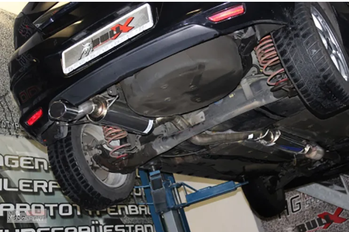 Bull-X Abgasanlage 3" für Opel Astra H GTC 2.0 Turbo