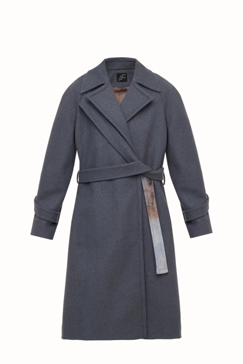 Grey overcoat