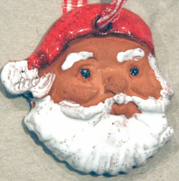 Tête de père Noël