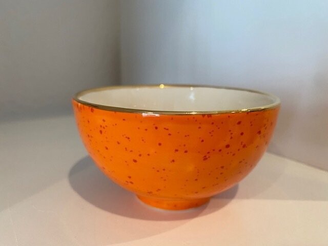Bol à thé orange