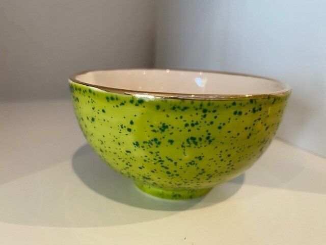 Bol à thé kiwi