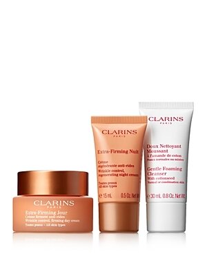 CLARINS SET EXTRA FIRMING DAY & NIGHT & GENTLE FOAMING