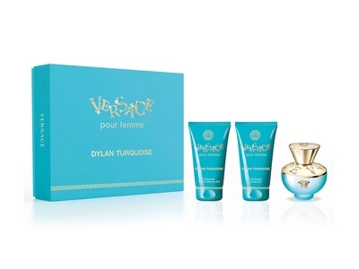 VERSACE DYLAN TURQUOISE SET EDT 50 ML+S/G 50+B/L 50