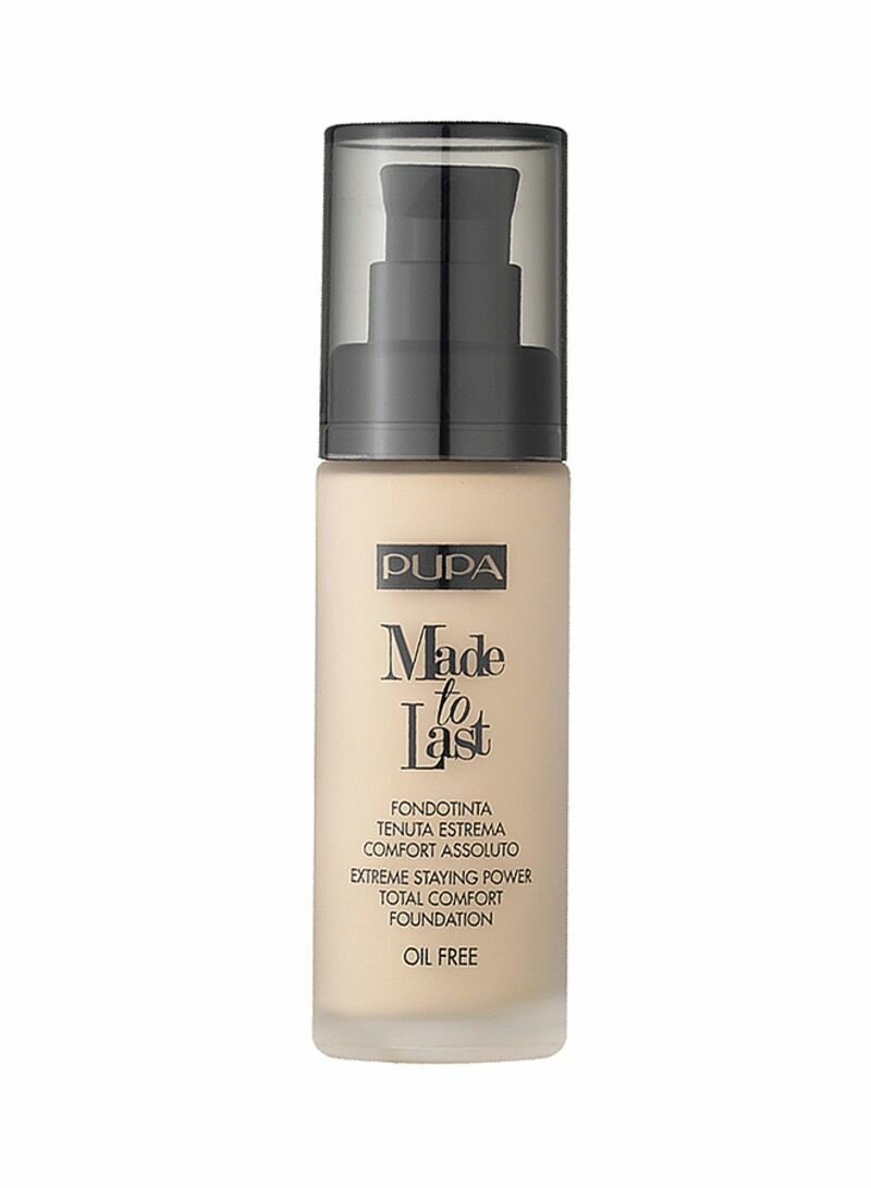 PUPA MADE TO LAST EXTREME STAYING FOUNDATION NO. 01