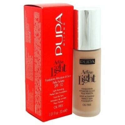 PUPA LIGHT ACTIVATING PERFECT SKIN FOUNDATION NO. 20 NUDE