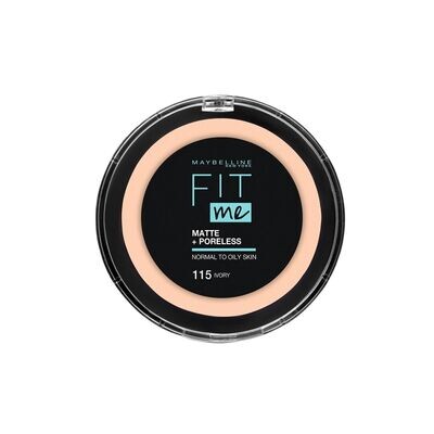 M FIT ME MATTE+P PORELESS POWDER AP 115 IVORY
