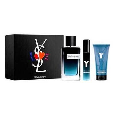 YSL Y FOR MEN EDP SET 100 ML+ EDP10ML+Aftershave Balm 50 S22