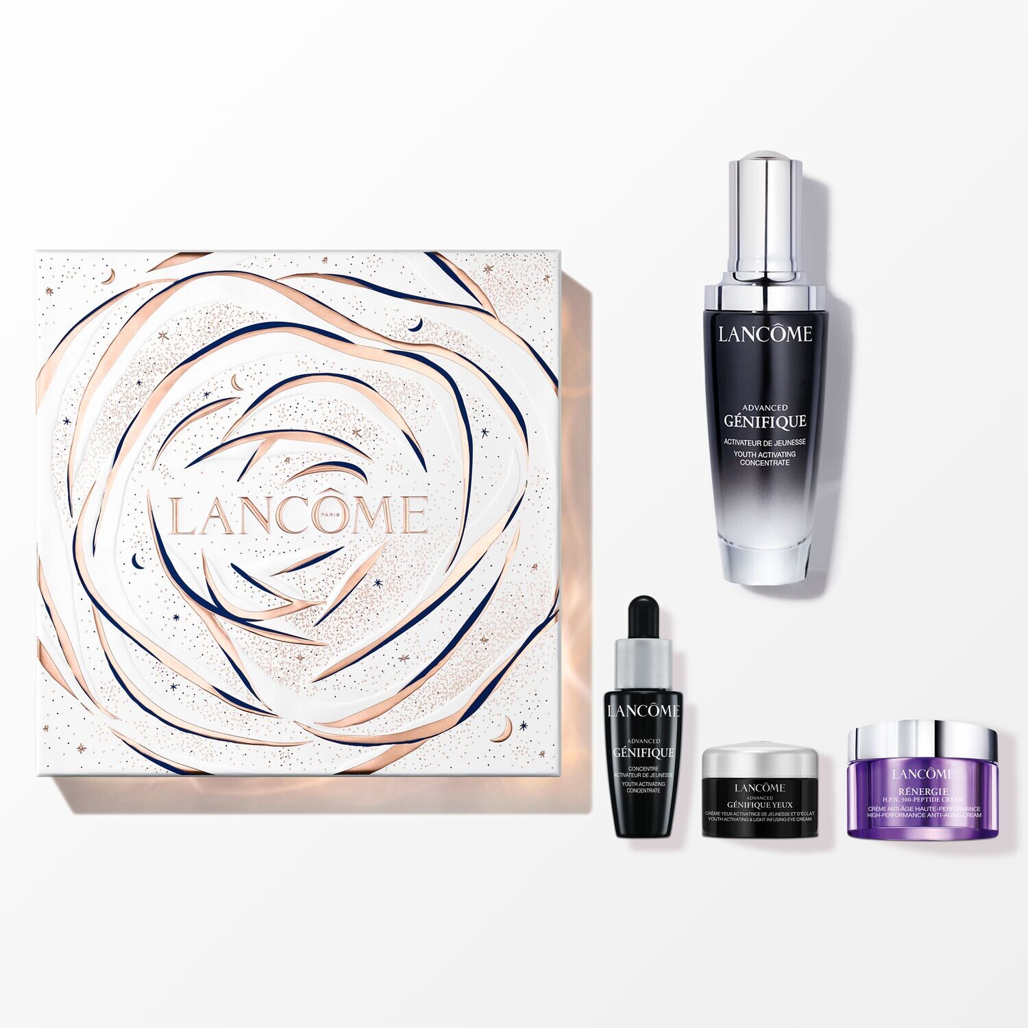 GENIFIQUE SERUM SET 50ML+10ML+15ML+EYE CREAM 5ML