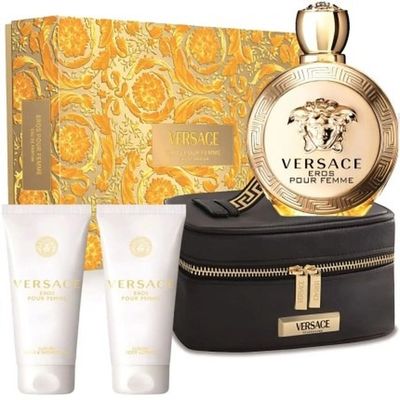 VERSACE EROS POUR FEMME EDP 100ML +S/G 100ML +B/L 100ML +GWP